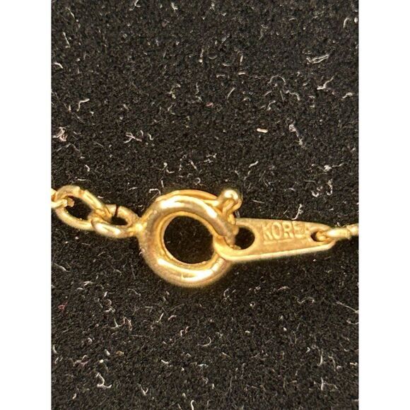 Gold & Pearl Bead Necklace - Korea - 16" - For When You Want to Feel Like Royalt - Picture 2 of 3